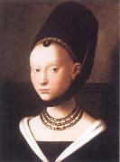 Petrus Christus Portrait of a Young Girl Spain oil painting artist